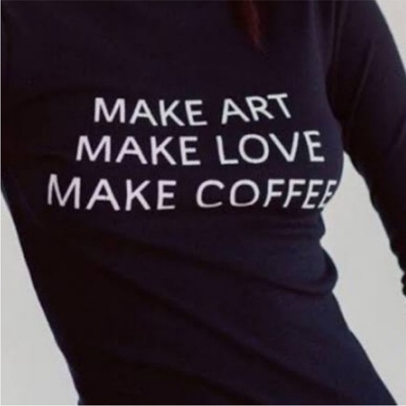 NWT REVOLVE Daydream Nation Make Art Fashion Top In Black Size XS, M, or Large - Picture 5 of 8